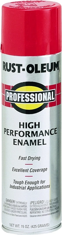 Professional Fast Dry Enamel Spray Paint Regal Red Gloss 14 Ounce Can