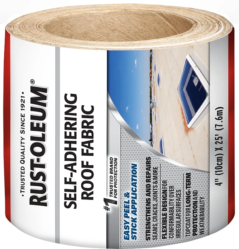 4 In. X 25 Ft. Self-adhering Roof Fabric For Leak Repairs