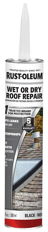 10.1 Oz. Black Wet Or Dry Roof Repair Sealant