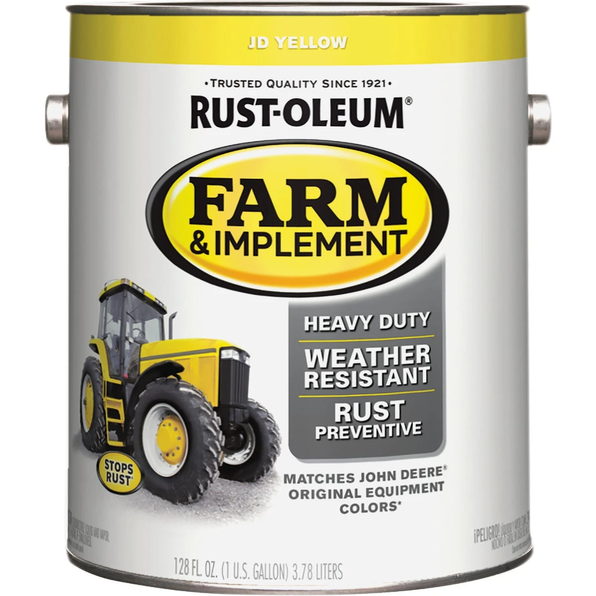 Specialty Farm Equipment Enamel Paint, John Deere Bright Yellow, 1-Gallon