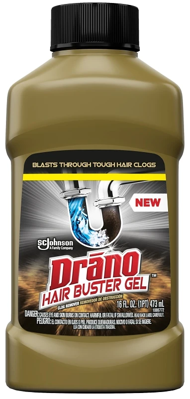 Hair Buster Gel Clog Remover, 16 Oz. - Professional Strength Formula