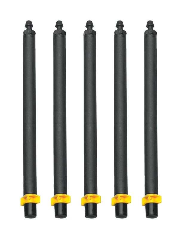 Winged Jet Assembly, Full-Circle Pattern, Mist Spray, with Riser, 1/4 in. Barbed Inlet, 5-Pack