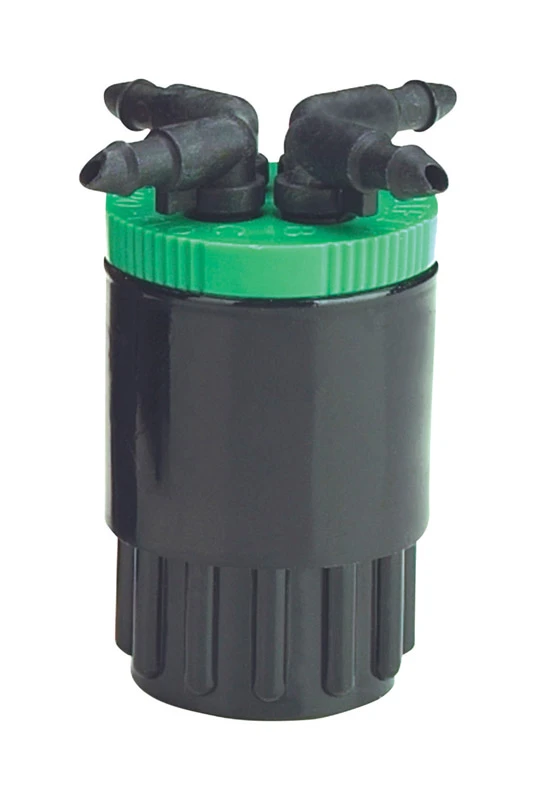 Cuatro-Flo Four-Outlet Bubbler, 20 GPH Per Outlet, 1/2 in. FPT Inlet