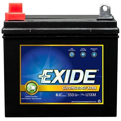 12-volt Cutting Edge Lawn Tractor Battery, Left Side, 350 Amps, Model U1xm