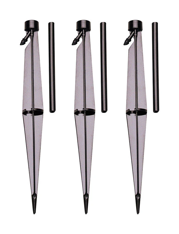 Sprinkler Stake, 4 in. Riser, Plastic, 8-In. 3-Pack