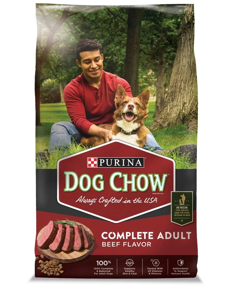 Complete Adult Dry Dog Food 44 Lb. Beef Flavor
