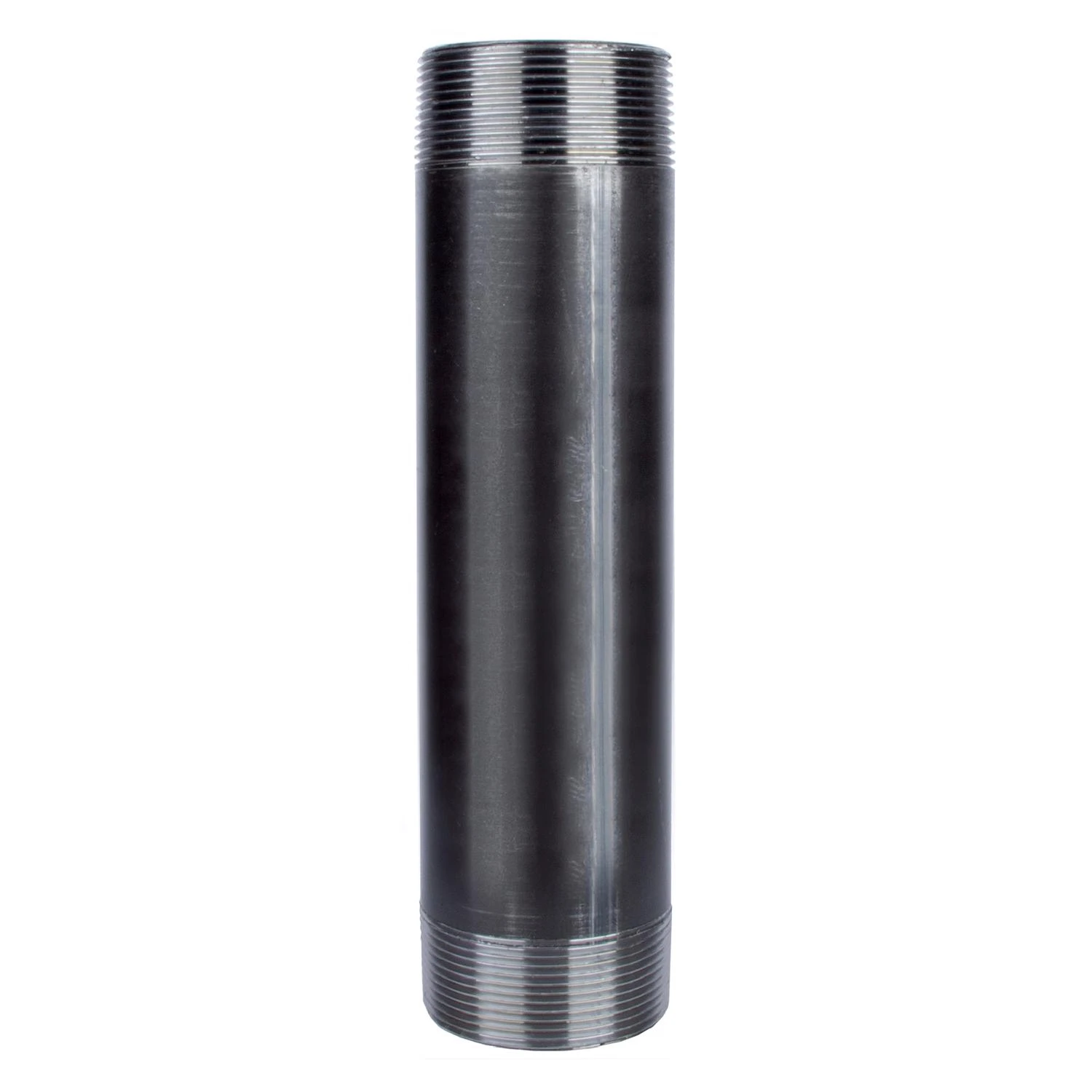 2 Inch by 8 Inch Black Steel Pipe Nipple