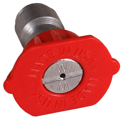 High-pressure Nozzle, 0 Degree, 4.0 Orifice, Red For Pressure Washers