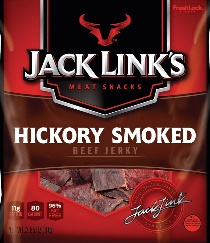 Hickory Smoked Beef Jerky 2.85 Oz - 100% Beef Snack
