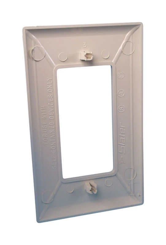 RV Wall Plate, Single Gang, Ivory Plastic