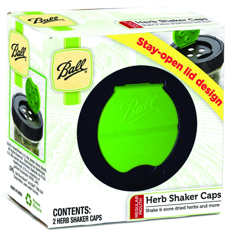 Ball Regular Mouth Herb Shaker Lids 2 pk
