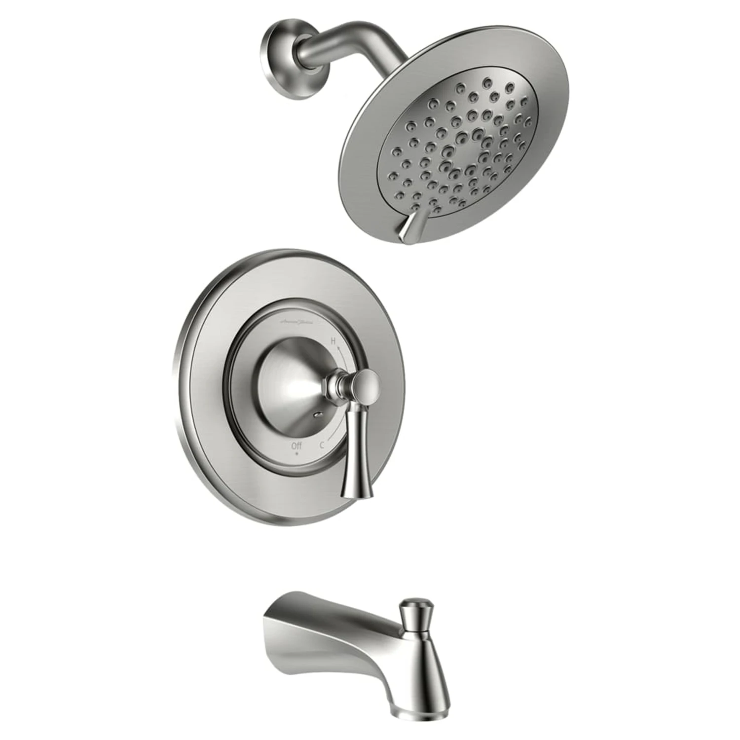 Chancellor Brushed Nickel Single-handle Tub & Shower Faucet 7022502.295