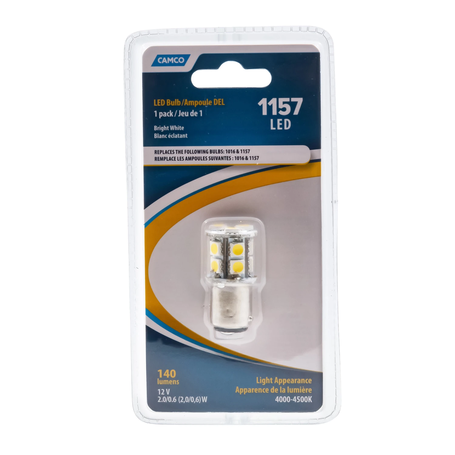 LED Replacement RV Bulb, Bright White, 140 Lumens, 12-Volt