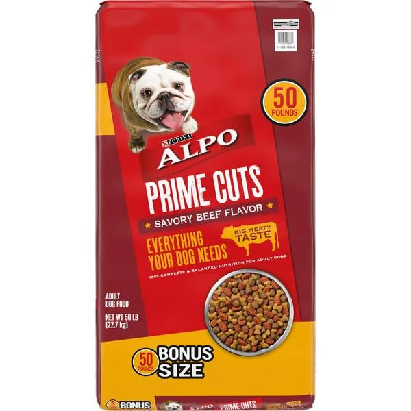 Alpo Prime Cuts Savory Beef Dry Dog Food, 47-lb. Bag