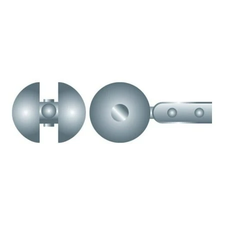 2-r 1-1/2" Diameter Revolving Roller Head For Sewer Rods