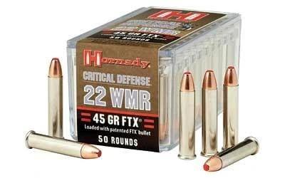 Critical Defense .22 Wmr 45 Grain Ftx Rimfire Ammo, 50 Rounds