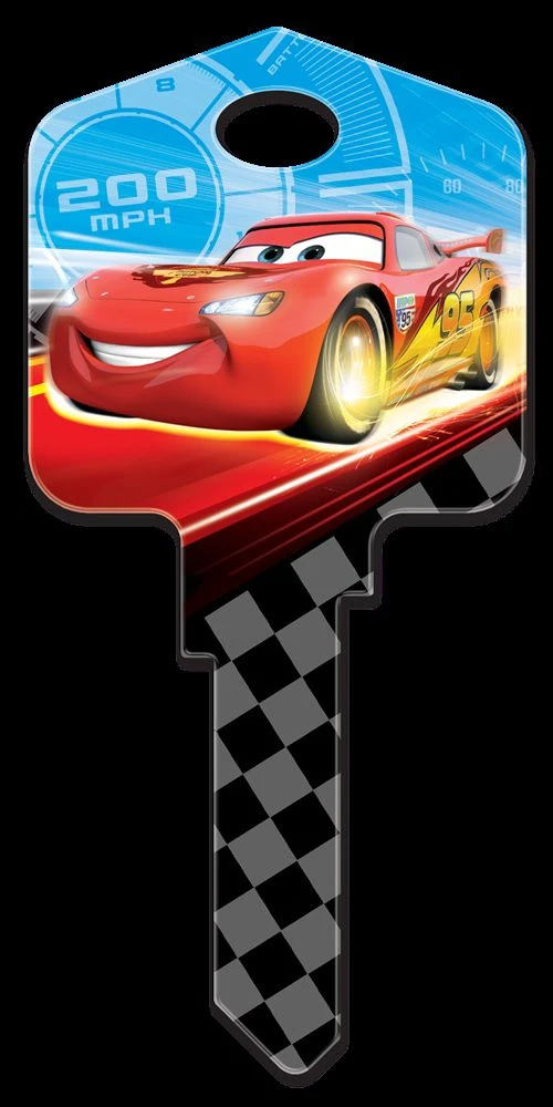 Clé vierge Disney avec imprimé Flash McQueen