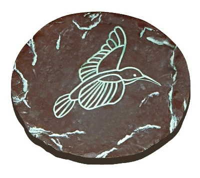 ALPINE CORPORATION WAC746 Decorative Hum Bird Step Stone, 8-Inch