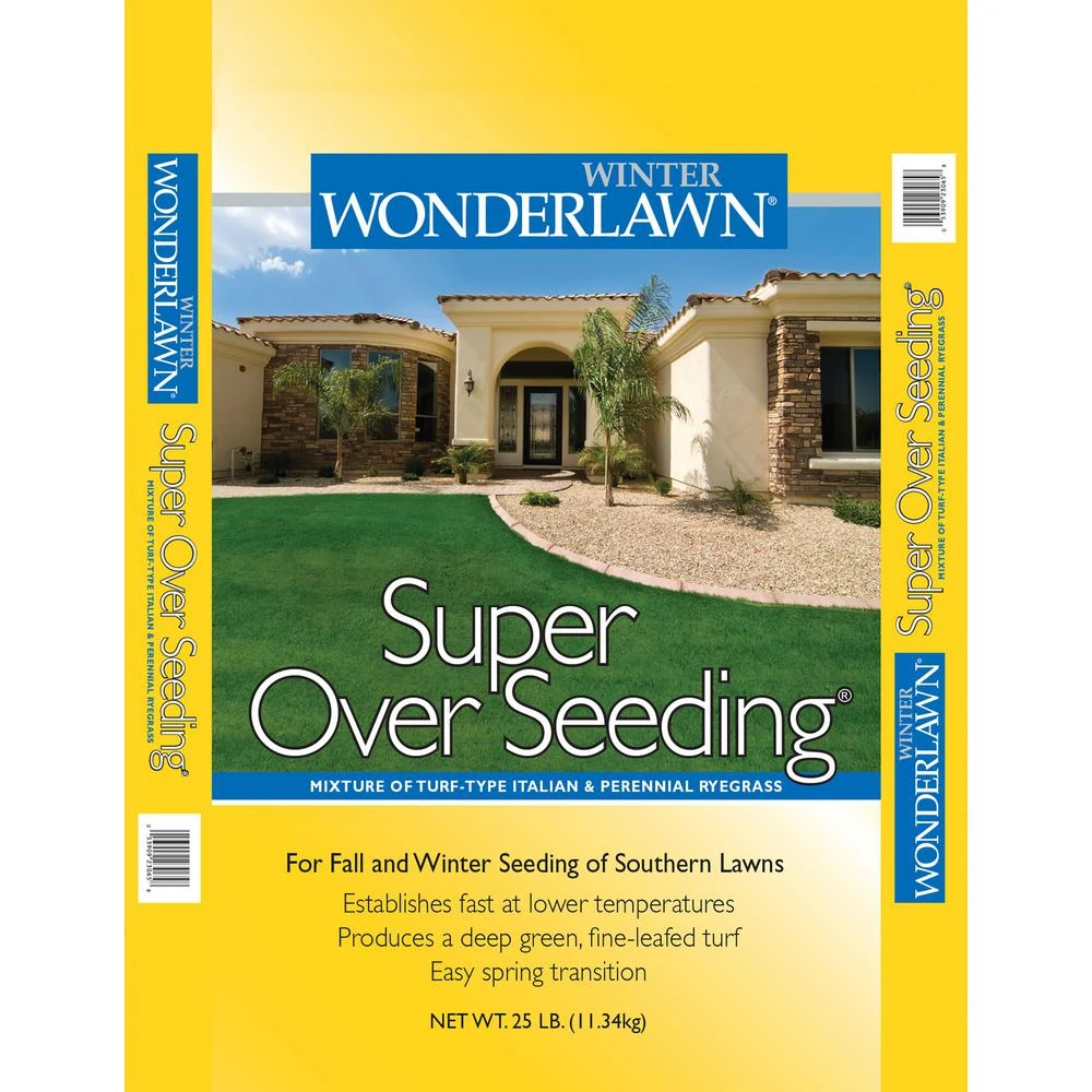 Winter Wonderlawn Italian/perennial Ryegrass Grass Seed 25 Lb For Partial Shade/sun