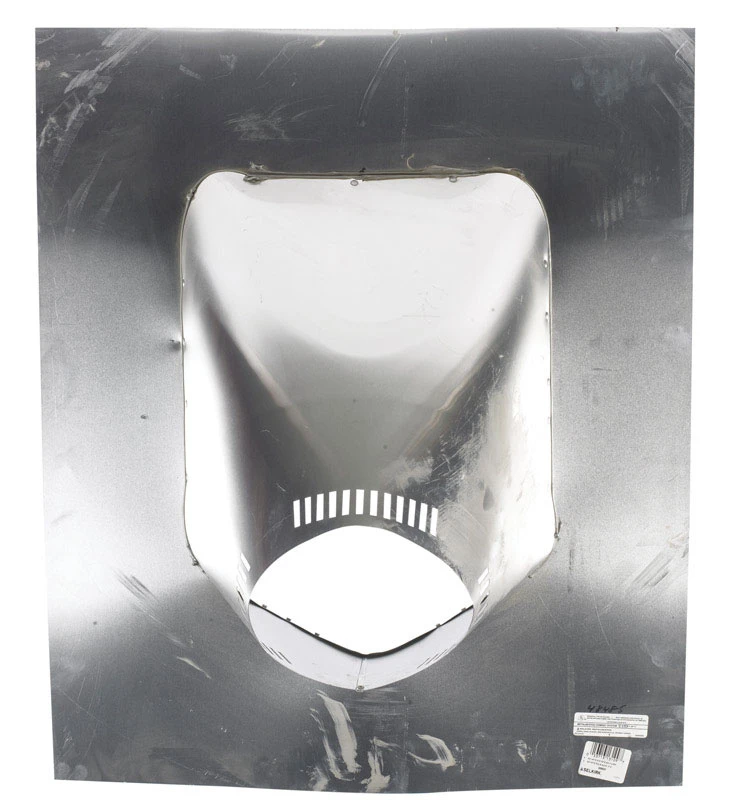 Selkirk 6 In. Aluminum Adjustable Roof Pipe Flashing For 6/12 To 12/12 Roof Pitch