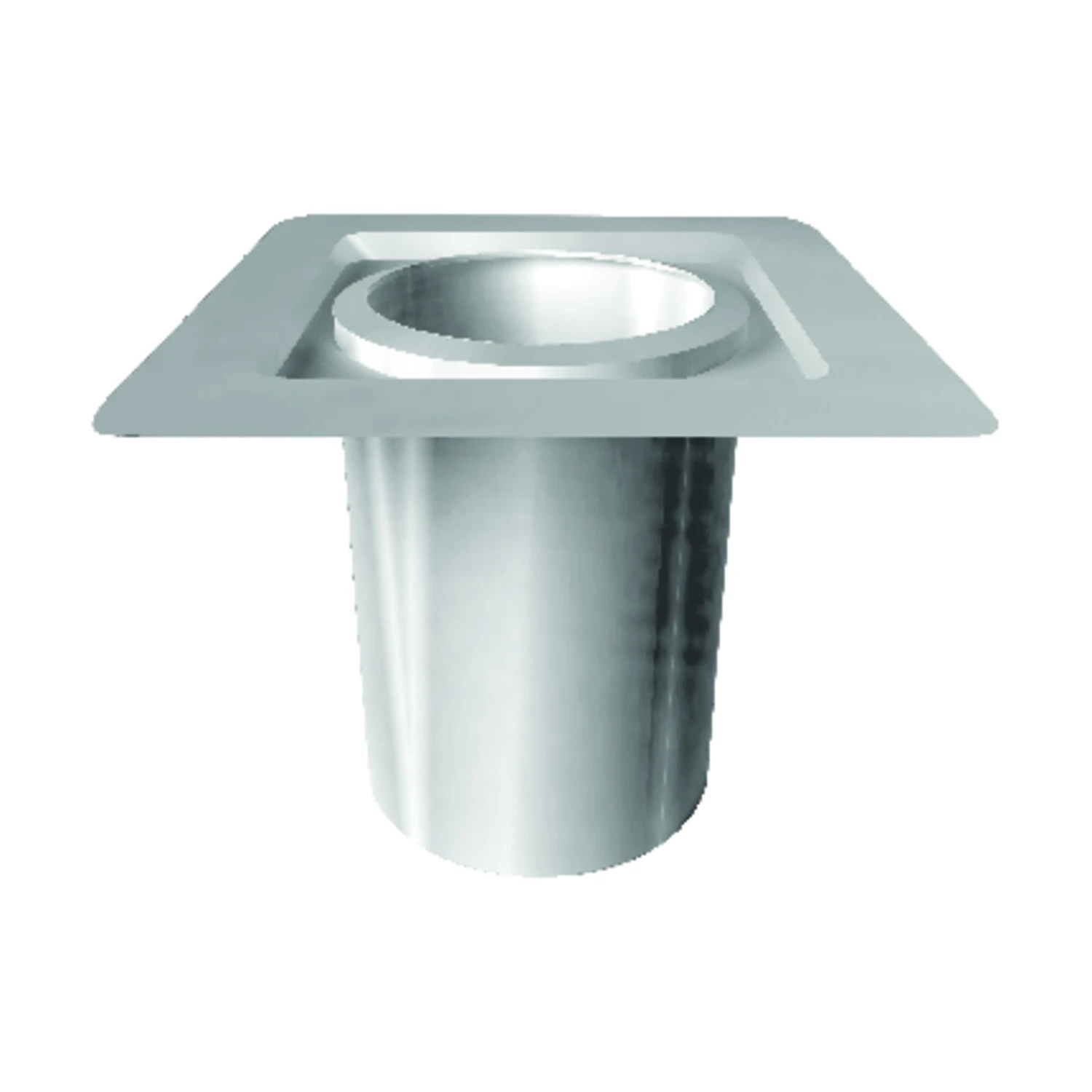 6 In. Diameter X 12 In. Length Stainless Steel Firestop/joist Shield