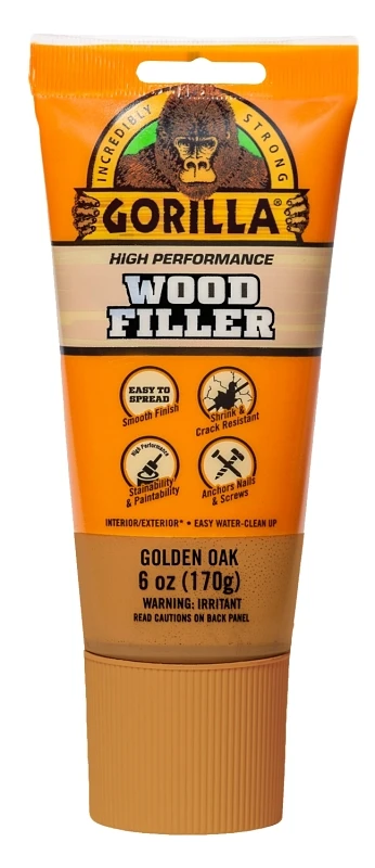 Wood Filler, Golden Oak, 6 oz. Tube