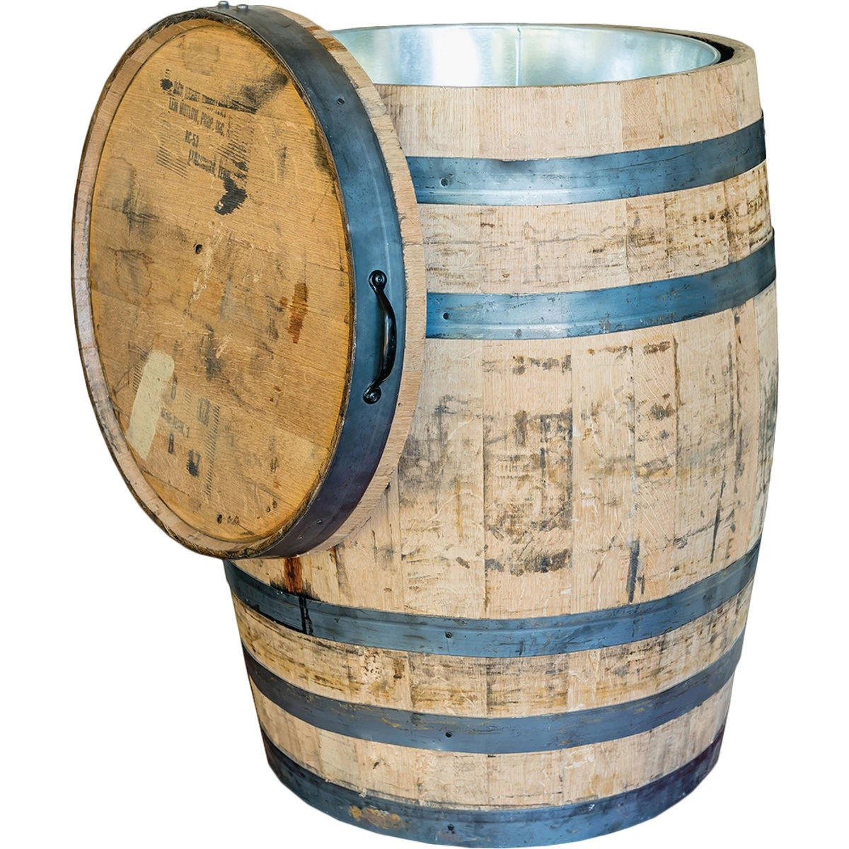 26 In. X 35 In. Oak Multi-use Whole Whiskey Barrel With 11-gallon Liner