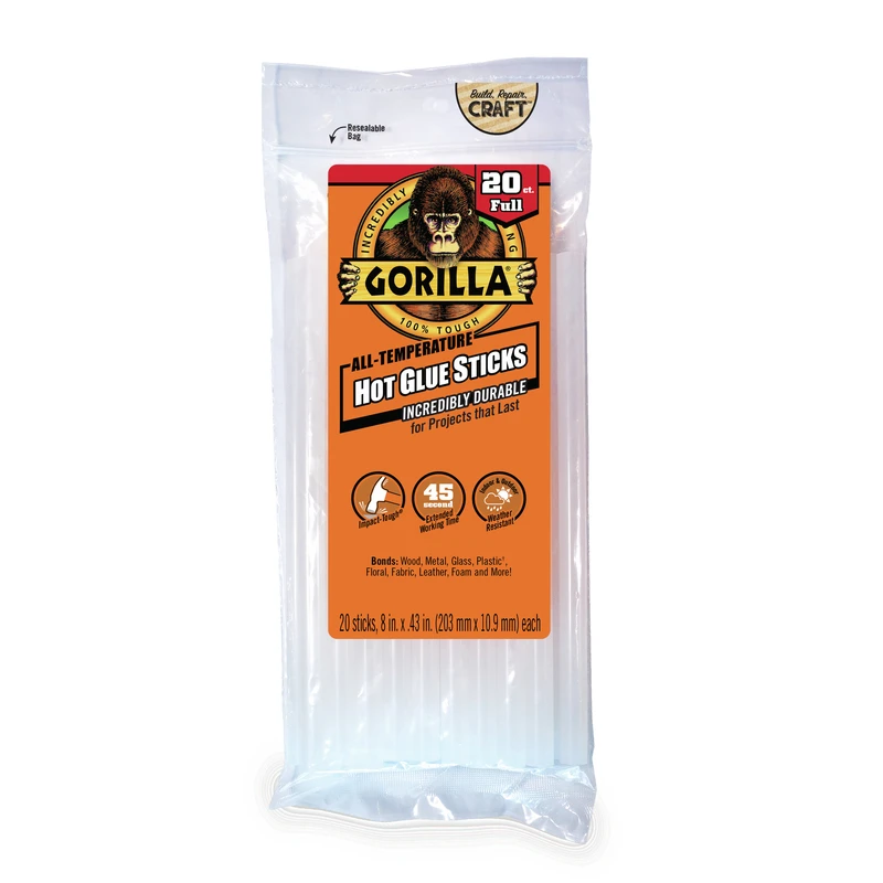 Hot Glue Sticks, 8 In., 20-Ct.