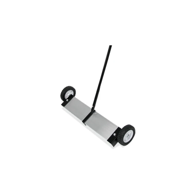 Magnetic Floor Sweeper with 24 Inch Wide Sweeping Path for Metal Debris Pickup