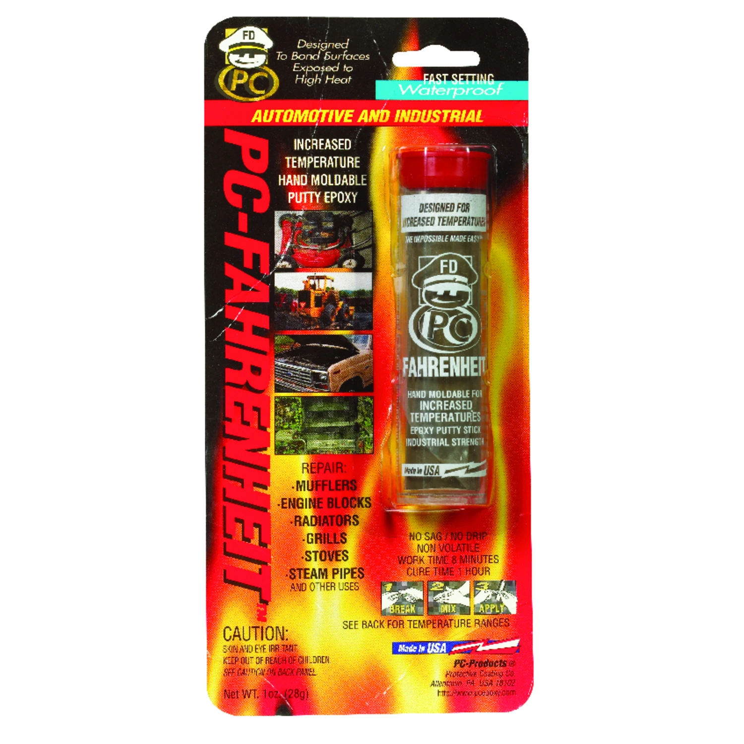 1 Oz. High Strength Brown Epoxy Putty For High Temperature Repairs