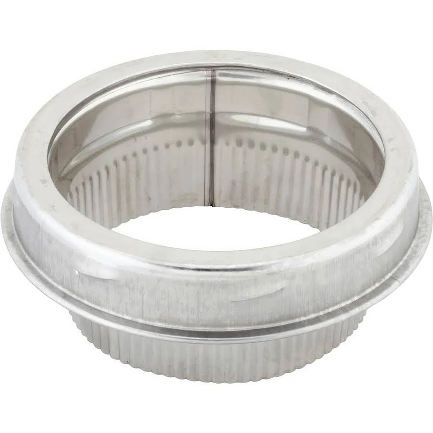 6 In. Double Wall Chimney Pipe Adapter - Stainless Steel