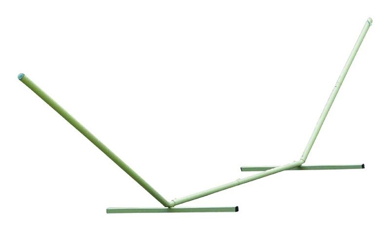 15-Foot Taupe Hammock Stand Durable Steel Frame with Weather-Resistant Finish