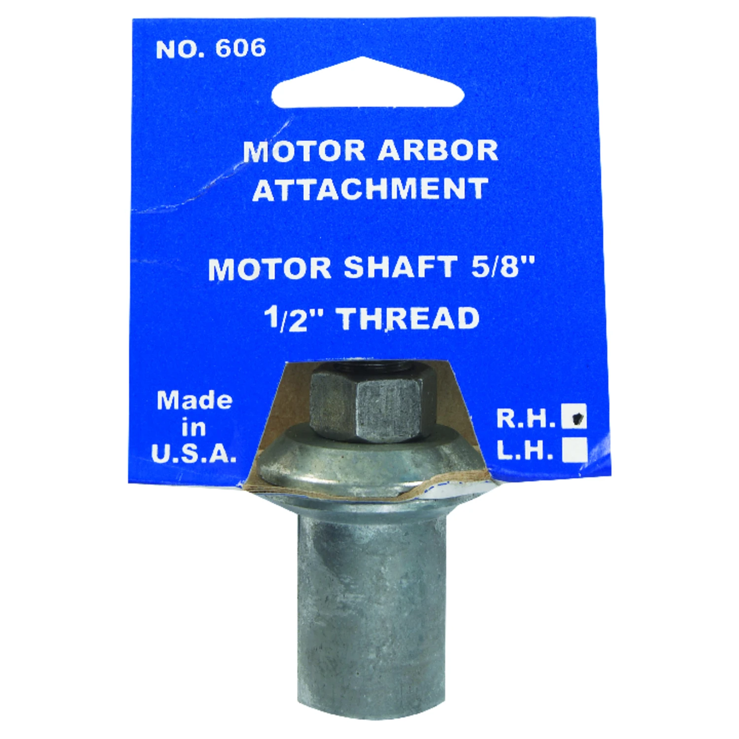 Motor Arbor Attachment Compatible with 5/8 Inch Shaft for Power Tools