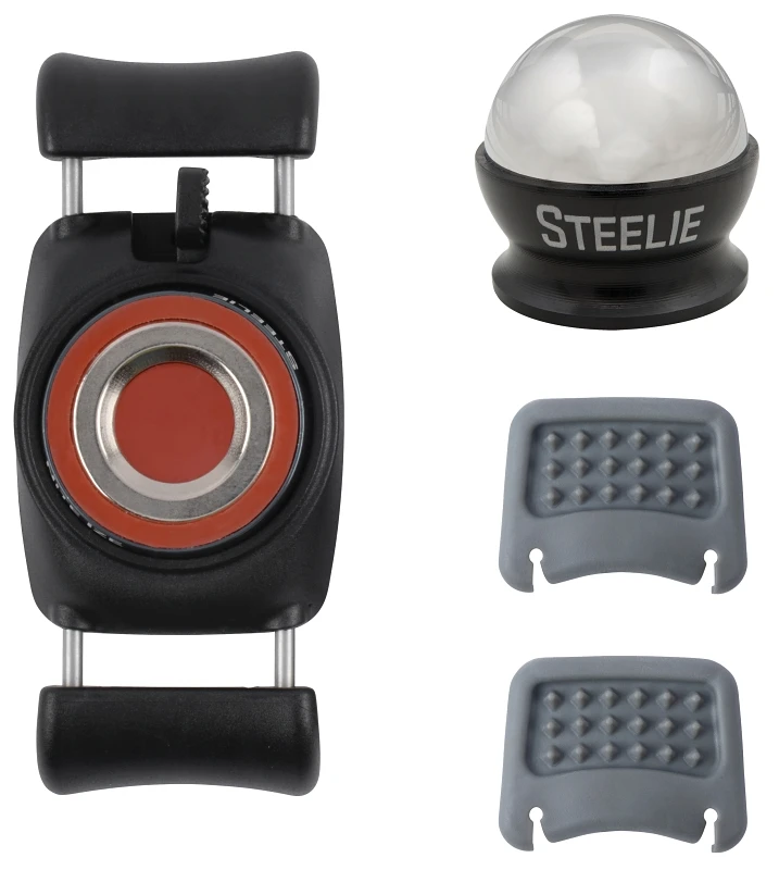 Steelie Freemount Black/silver Cell Phone Car Mount Kit Stfd-01-r8