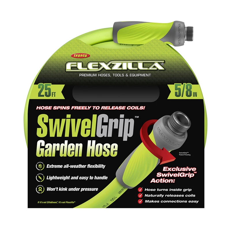 5/8 In. Dia. X 25 Ft. L Drinking Water Safe Garden Hose With Swivelgrip