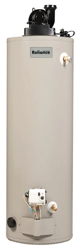 40 Gallon Tall 6 Year 50,000 Btu Liquid Propane Gas Water Heater With Power Vent