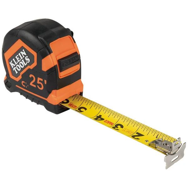 9225 Magnetic Double Hook Tape Measure, 25 Feet With Durable Blade