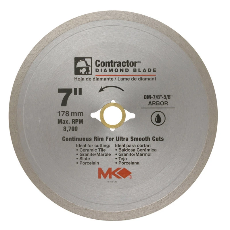 Circular Saw Blade, Wet Tile, 7--In.
