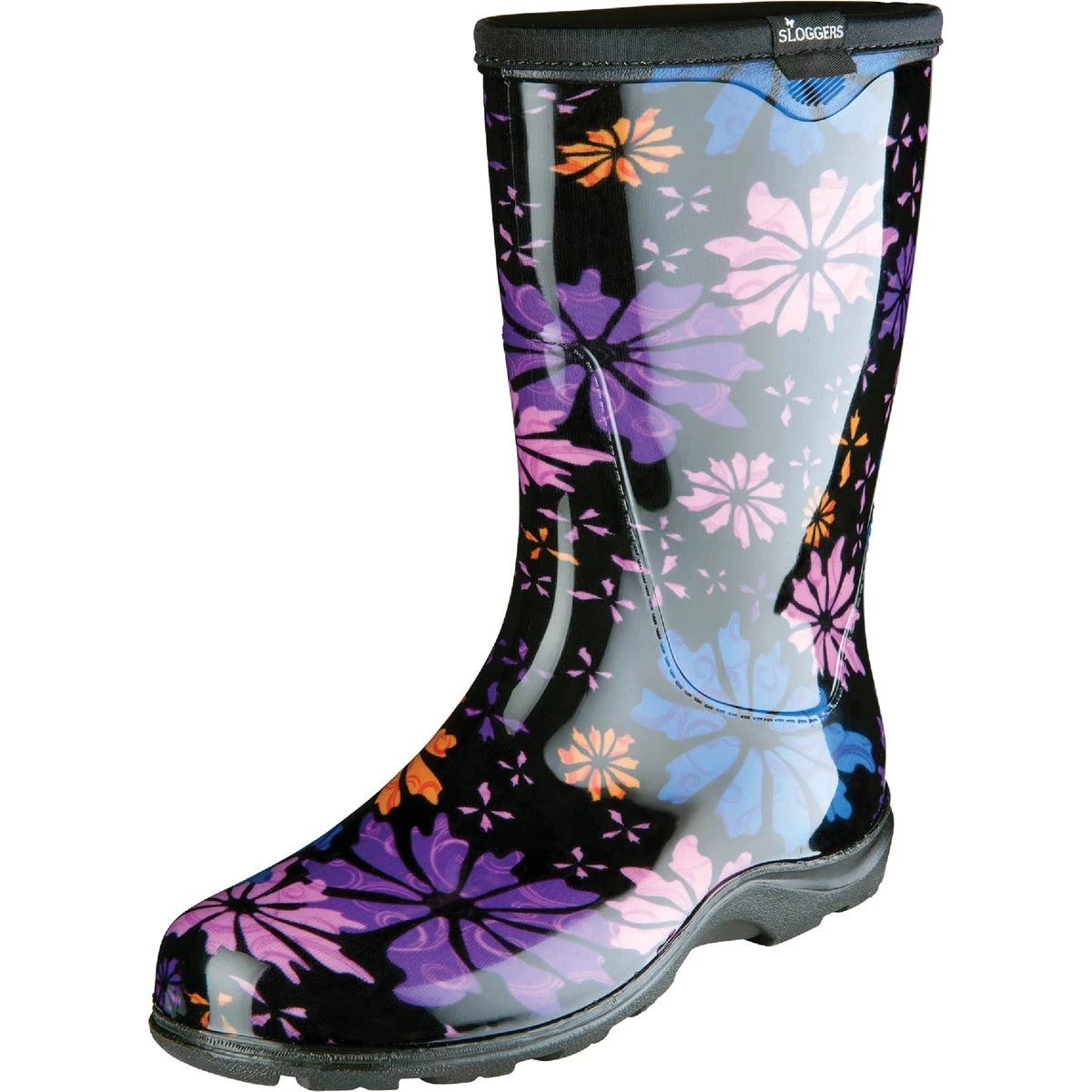 SLOGGERS BOOT SZ 10 - FLOWER POW