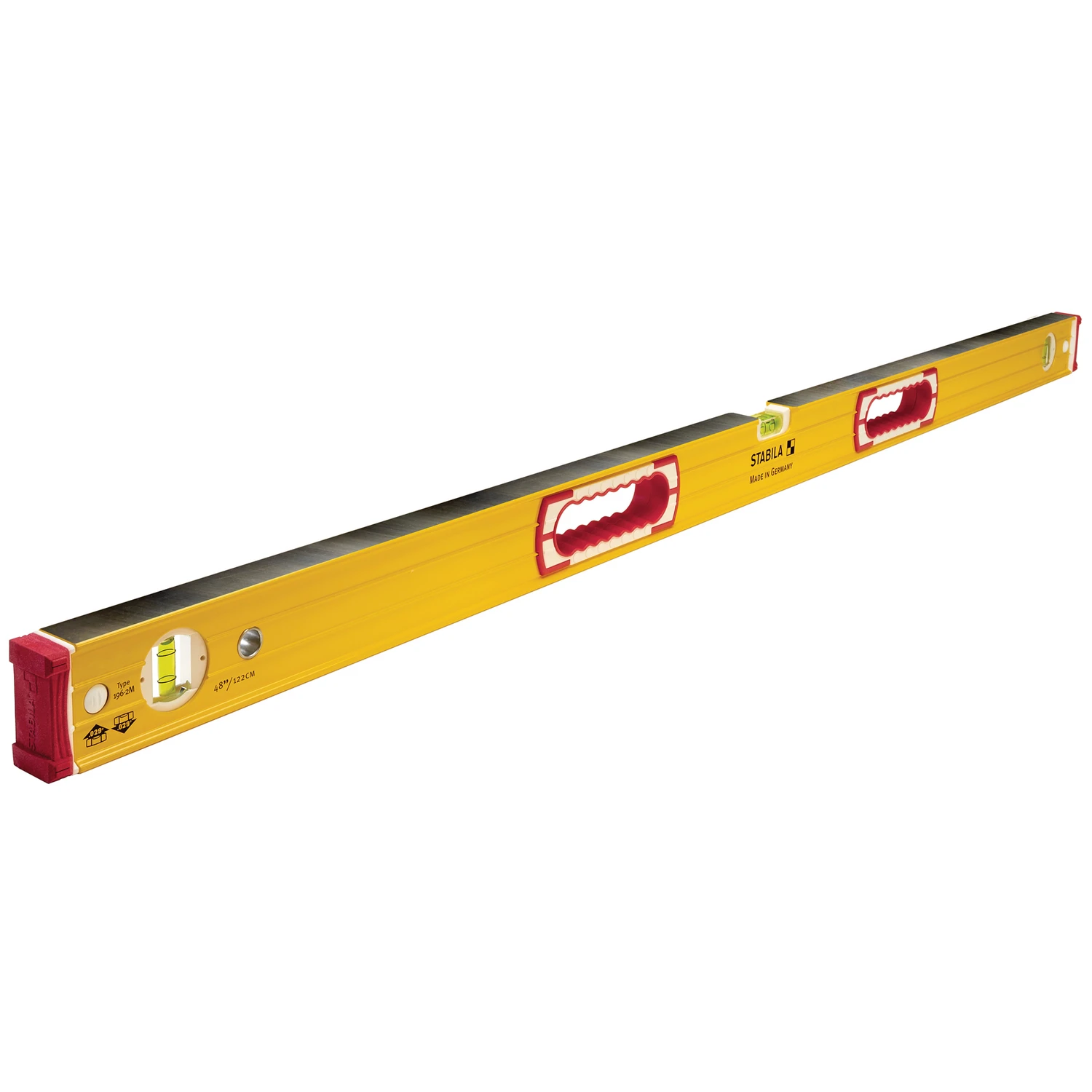 48 In. Aluminum Magnetic Heavy-duty Box Level With 3 Vials - Model 38648
