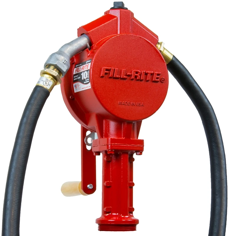 Rotary Hand Pump with 10 Gallons Per 100 Revolutions Capacity