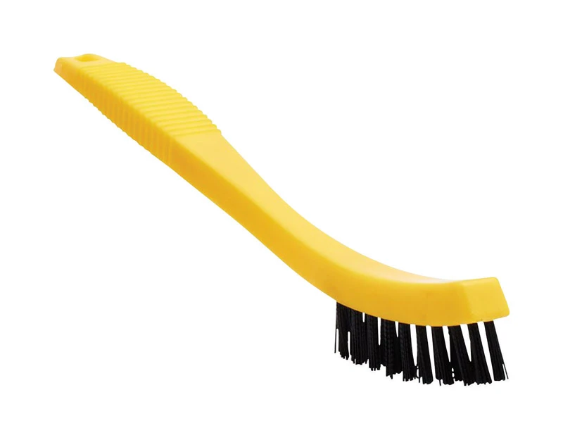 8.5 In. Grout And Tile Brush With Plastic Handle