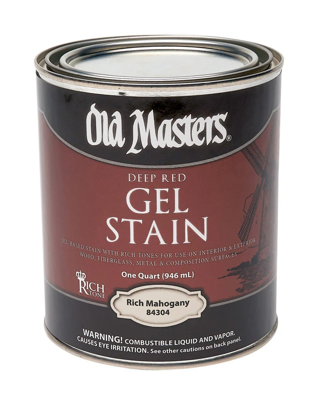 Semi-transparent Rich Mahogany Oil-based Gel Stain 1 Quart