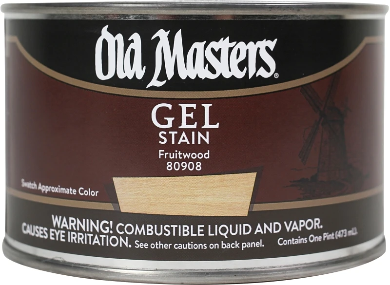Oil-Based Gel Stain in Fruitwood Finish, 1 Pint Container