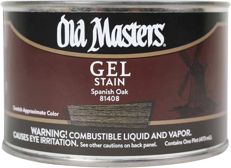 Spanish Oak Oil-based Gel Stain 1 Pint - Highly Pigmented Formula