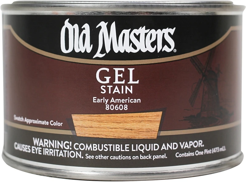 Early American Oil-based Gel Stain 1 Pint For Wood Finishing
