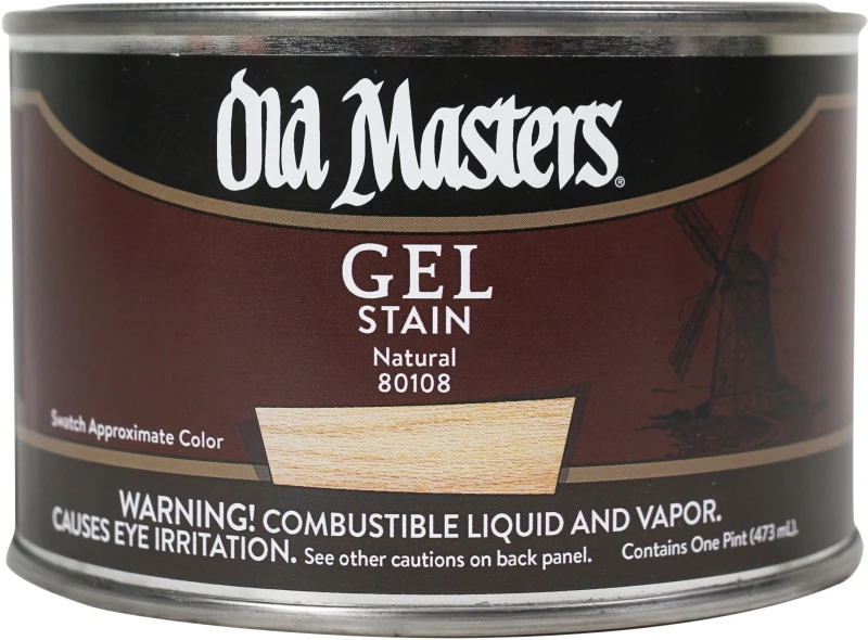 Natural Oil-based Gel Stain 1 Pint For Wood And Fiberglass