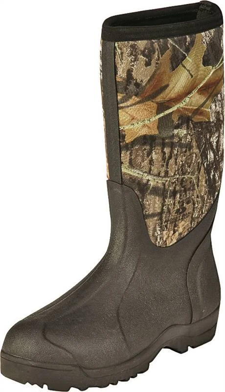 67503-11 Insulated Hunting Boot, Size 11, Rubber, Mossy Oak Camo