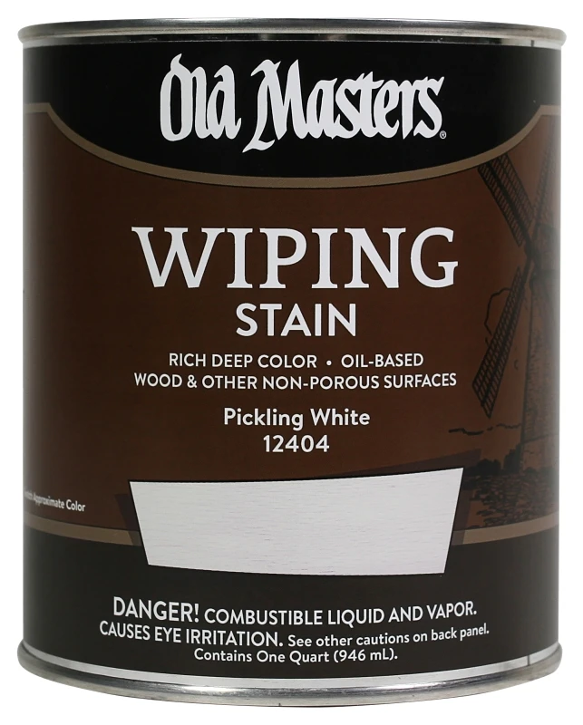 Oil-Based Wiping Stain Pickling White 1 Quart