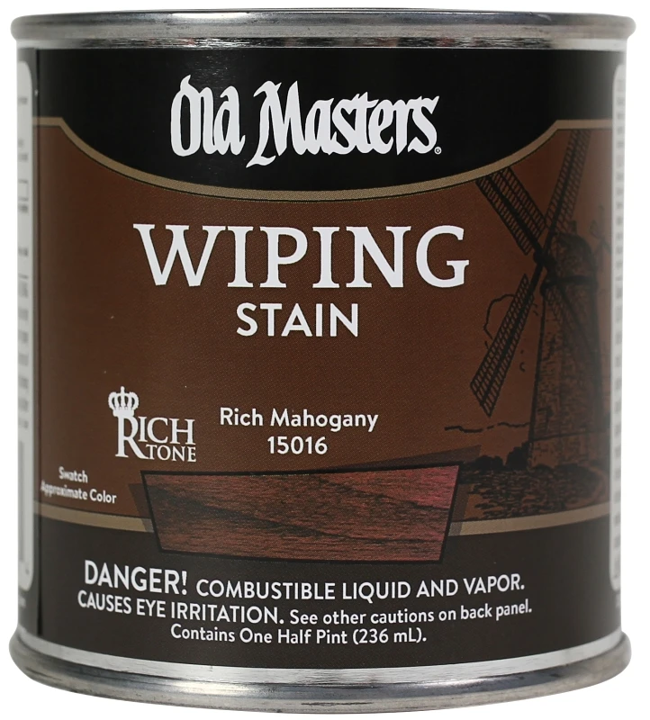 Semi-transparent Rich Mahogany Oil-based Wiping Stain 0.5 Pt